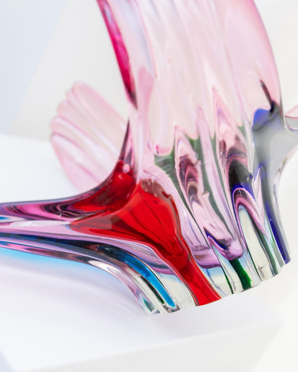 23" Murano Bowl - Mid Century Design - Sommerso Pop Art - 1970s - Bottega Jacobs