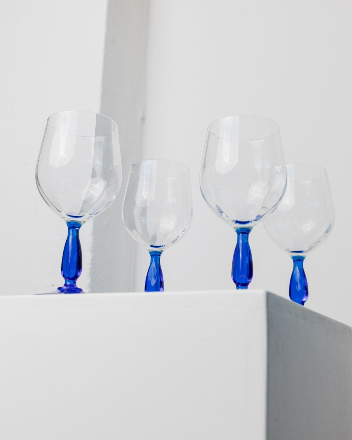 4 bicchieri da vino vintage dall'Italia anni '80 - set di bicchieri da ...