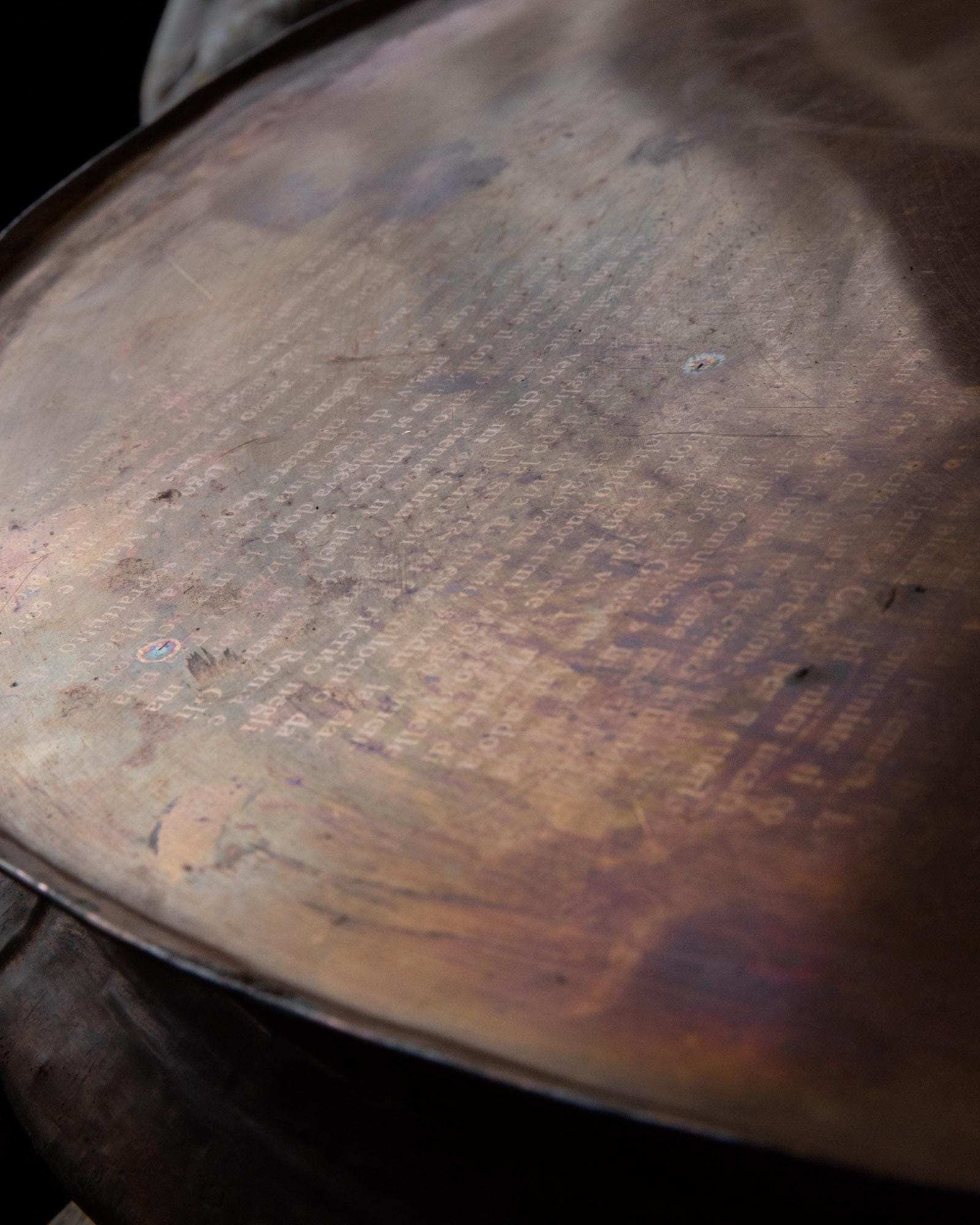 Antique 18th Century Copper Cauldron, Large Hand Hammered Vessel with Dual Handles, Rustic Planter, Timeless Italian Decor, Gift Idea_Bottega Jacobs