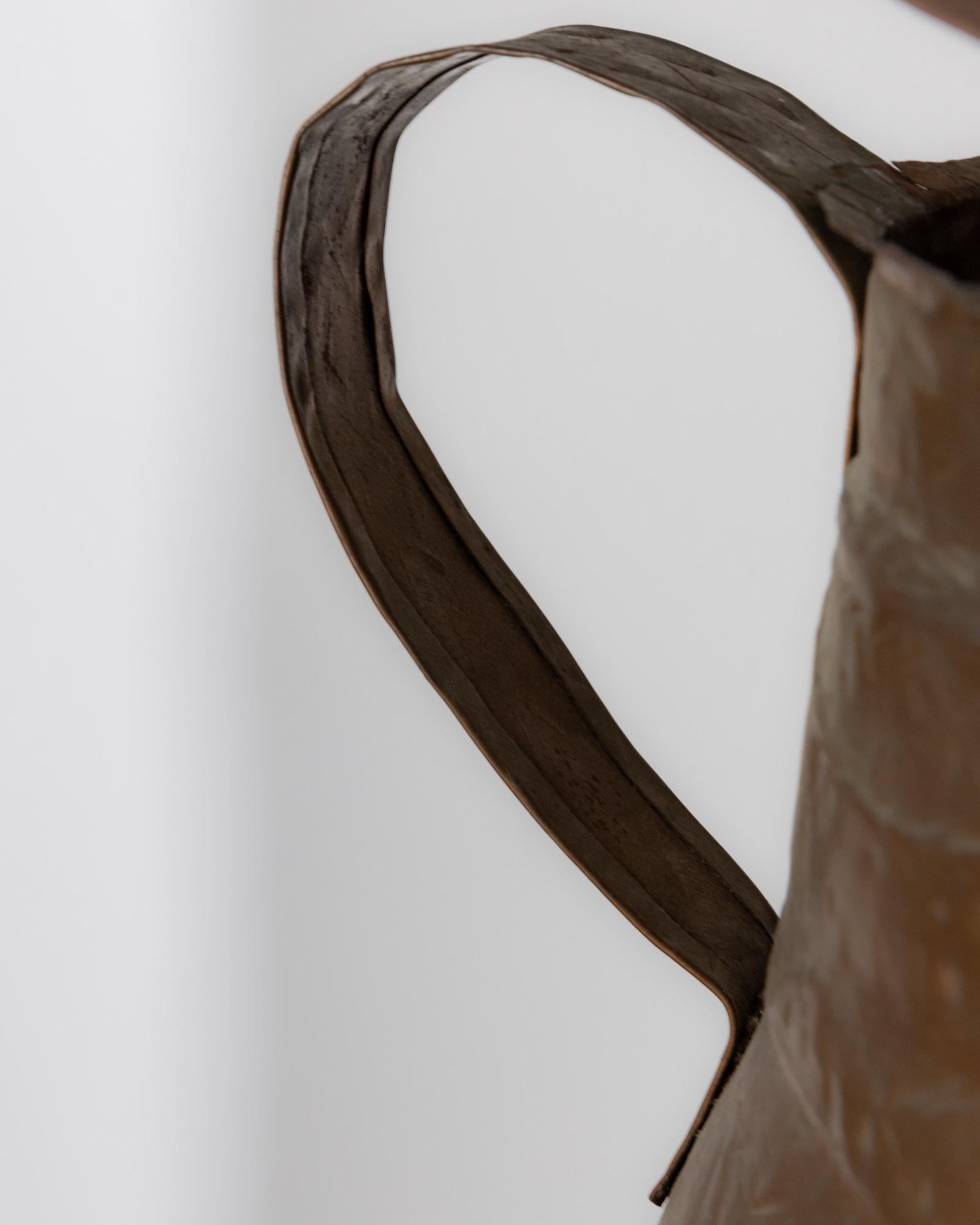 Antique 18th Century Copper Cauldron, Large Hand Hammered Vessel with Dual Handles, Rustic Planter, Timeless Italian Decor, Gift Idea_Bottega Jacobs