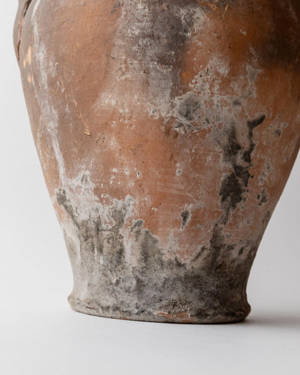 Antique 18th Century Terracotta Amphora, Italian Ceramic with Twisted Handles, Classic Decorative Form, Timeless Rustic Decor, Gift Idea_Bottega Jacobs