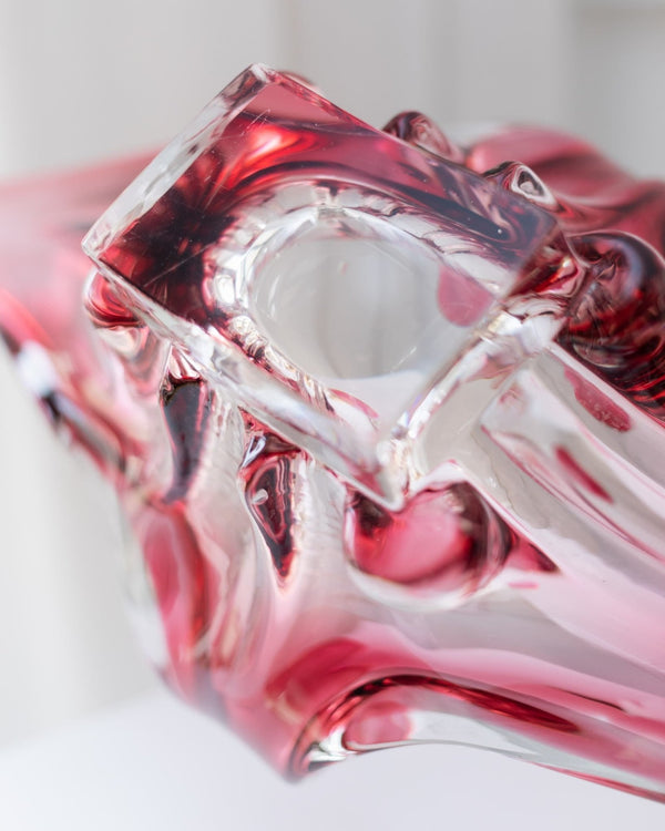 Big Flavio Poli Murano Bowl - Rosa Sommerso Design - Mid Century - 1970s - Bottega Jacobs