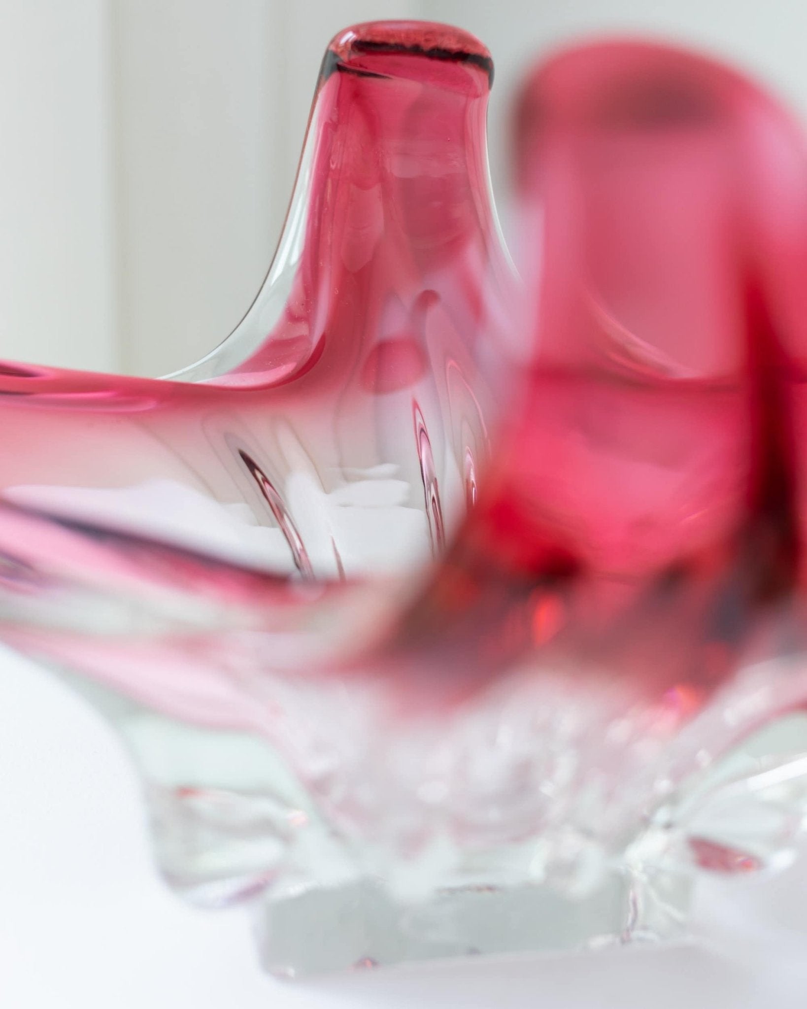 Big Flavio Poli Murano Bowl - Rosa Sommerso Design - Mid Century - 1970s - Bottega Jacobs