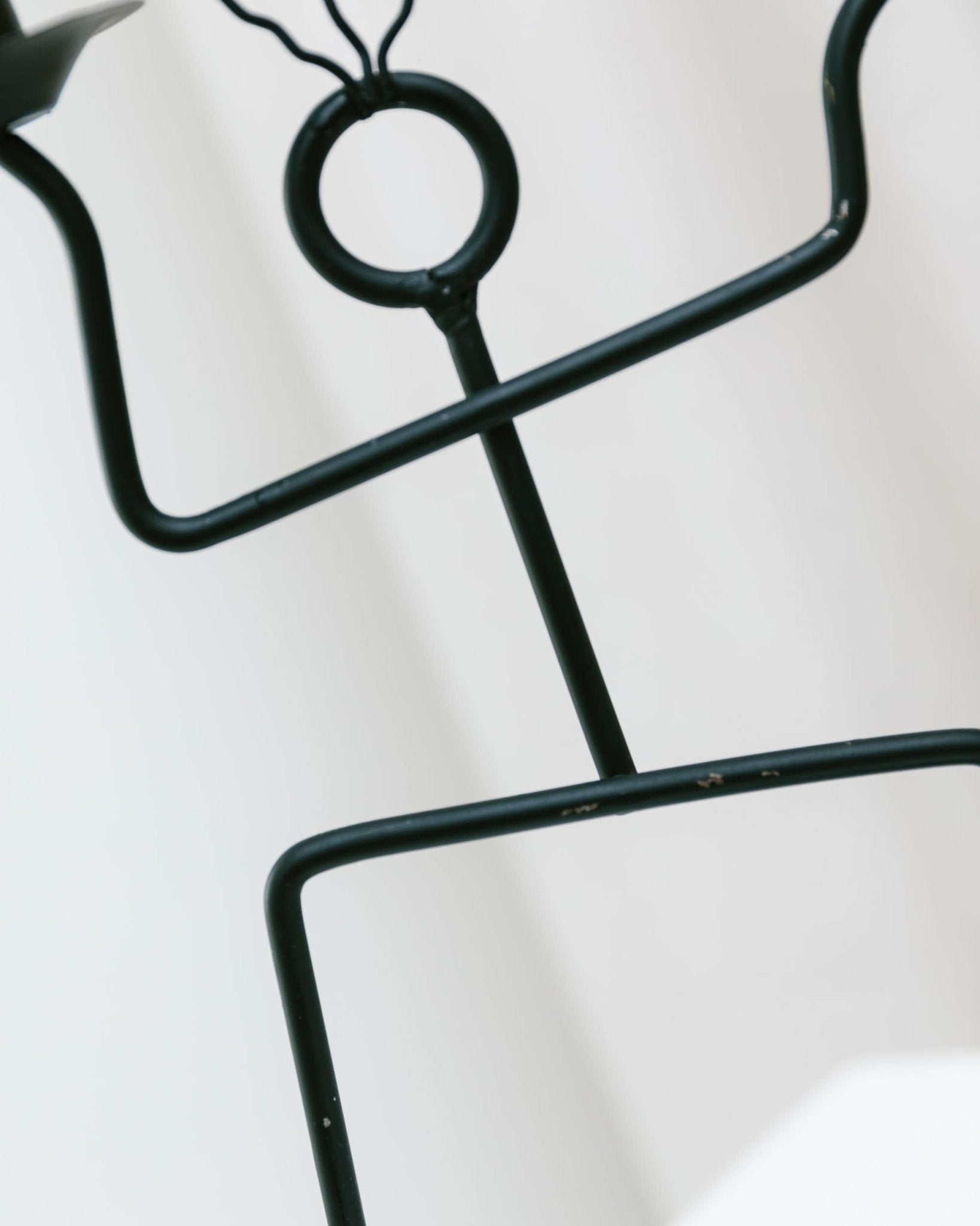 Candleholder - Postmodern Memphis Style made of metal - 1990 - Bottega Jacobs