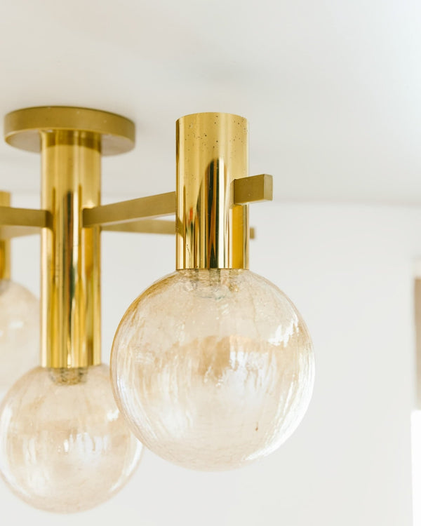 Hans - Agne Jakobsson chandelier for Markaryd, 1960 - Bottega Jacobs
