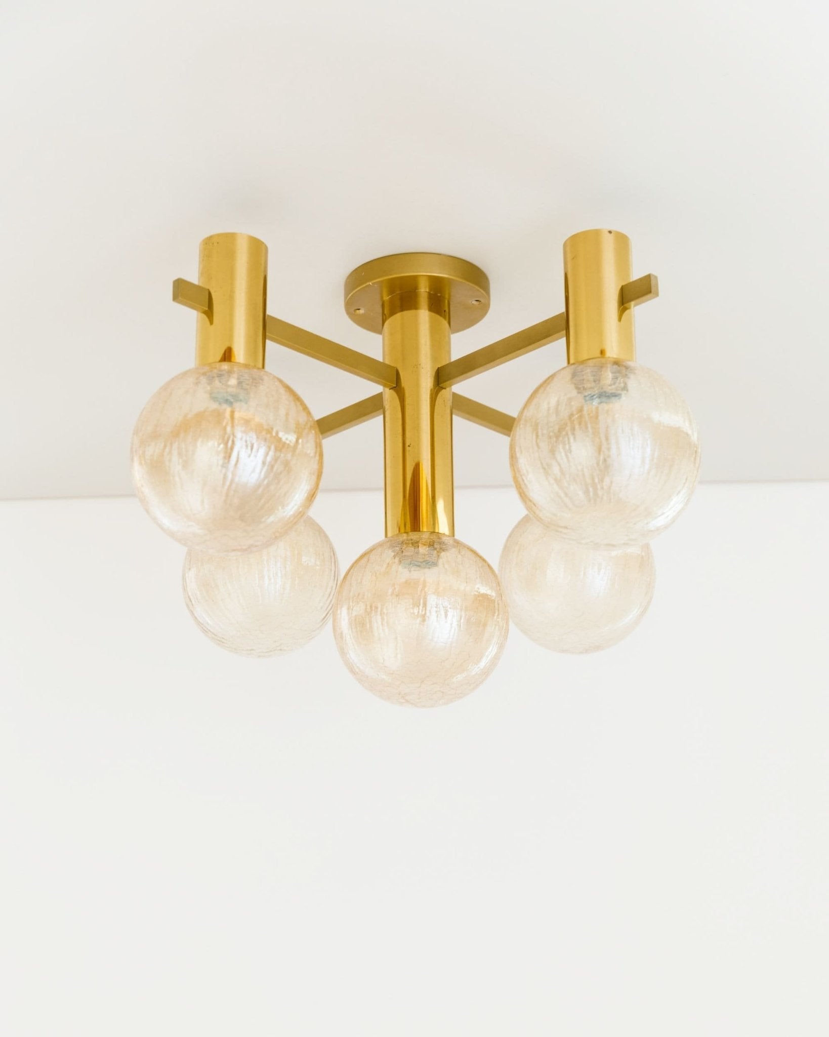 Hans - Agne Jakobsson chandelier for Markaryd, 1960 - Bottega Jacobs