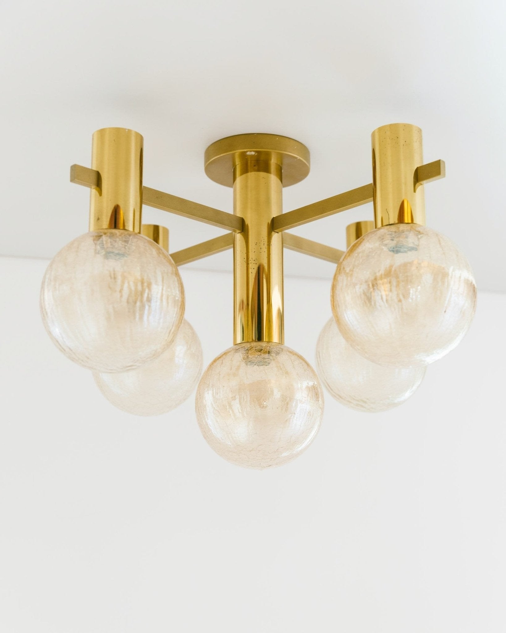 Hans - Agne Jakobsson chandelier for Markaryd, 1960 - Bottega Jacobs