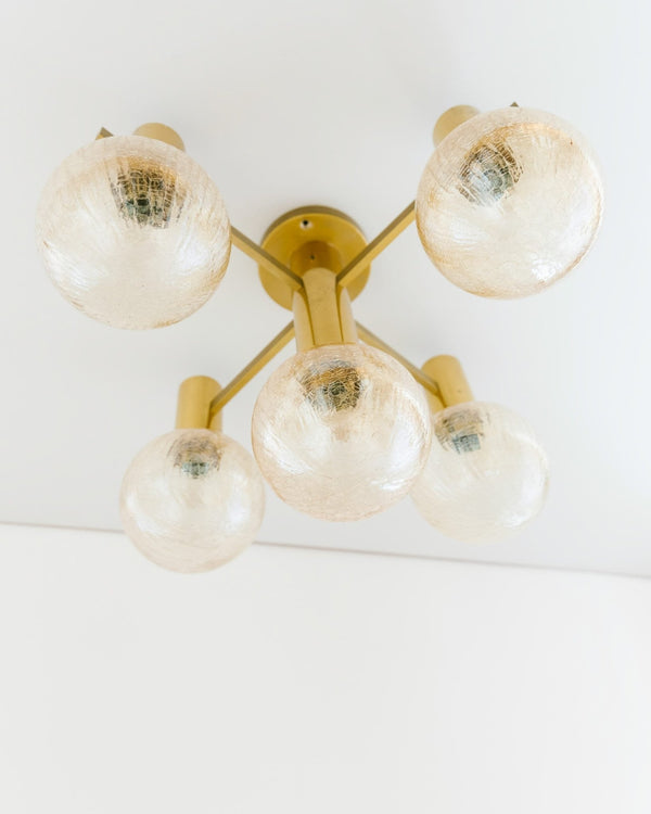 Hans - Agne Jakobsson chandelier for Markaryd, 1960 - Bottega Jacobs