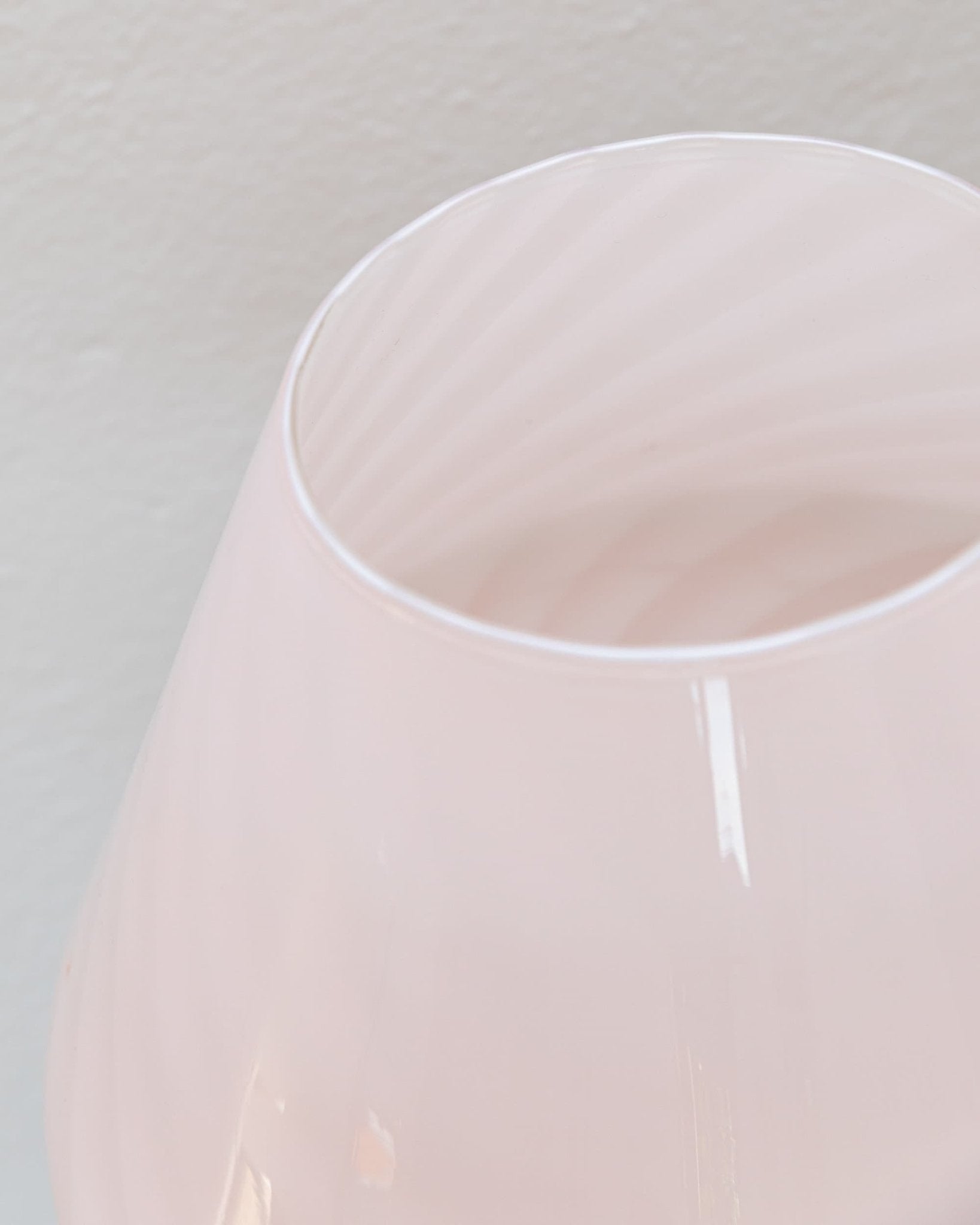 Pink XXL Mushroom Swirl Desk Lamp - Murano Glass Vintage - Mid Century Design - 70s - Bottega Jacobs