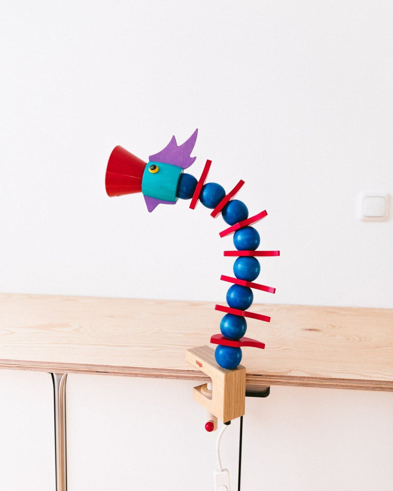 Rare XXL desk lamp in the postmodern popart Memphis style of Haba - 90s - Bottega Jacobs