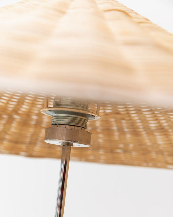 Richard Essig floor or table lamp with illuminated glass body - Mid Century 1960s - Bottega Jacobs