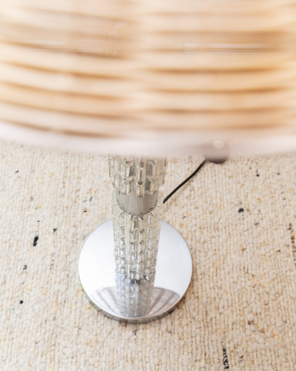 Richard Essig floor or table lamp with illuminated glass body - Mid Century 1960s - Bottega Jacobs
