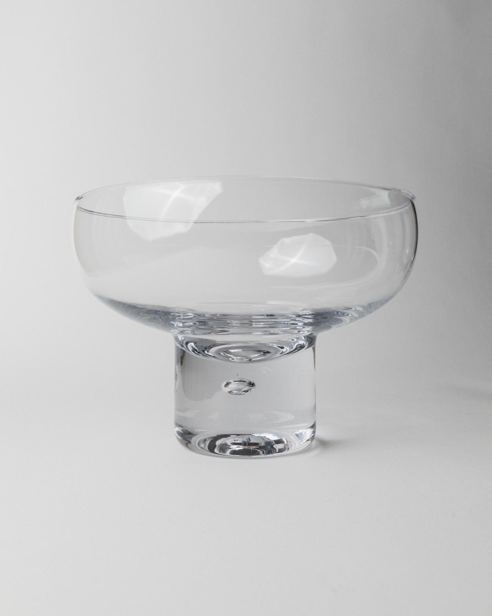 Set 6 Vintage Drinking Glasses and 1 Bowl - by Vicke Lindstrand for Kosta Boda Italy 1960s - Champagne Glasses, Dessert Bowls, Gift Idea_Bottega Jacobs