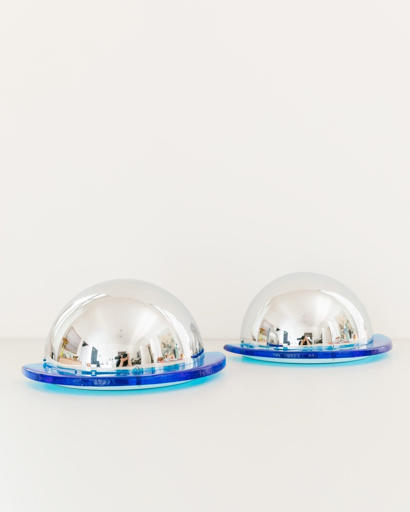Set of 2 wall lamps of WKR LEAKEN - Postmodern Memphis Style - 70s - Bottega Jacobs