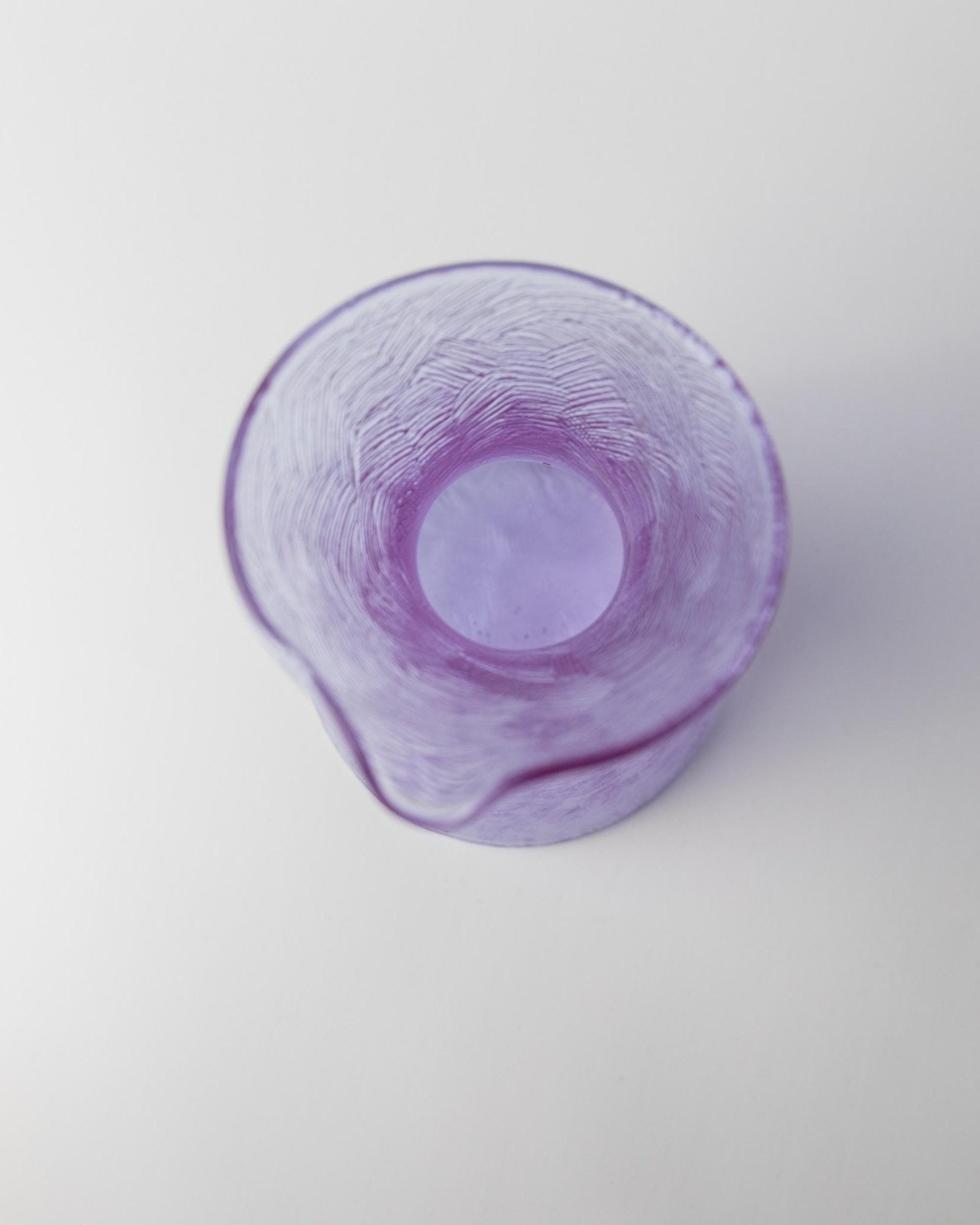 Set of 6 Vintage Alexandrite Glasses and 1 Jug - Mid Century Design Italy 70s by Vemam - Retro lilac Cocktail Glasses, Elegant Gift Idea_Bottega Jacobs