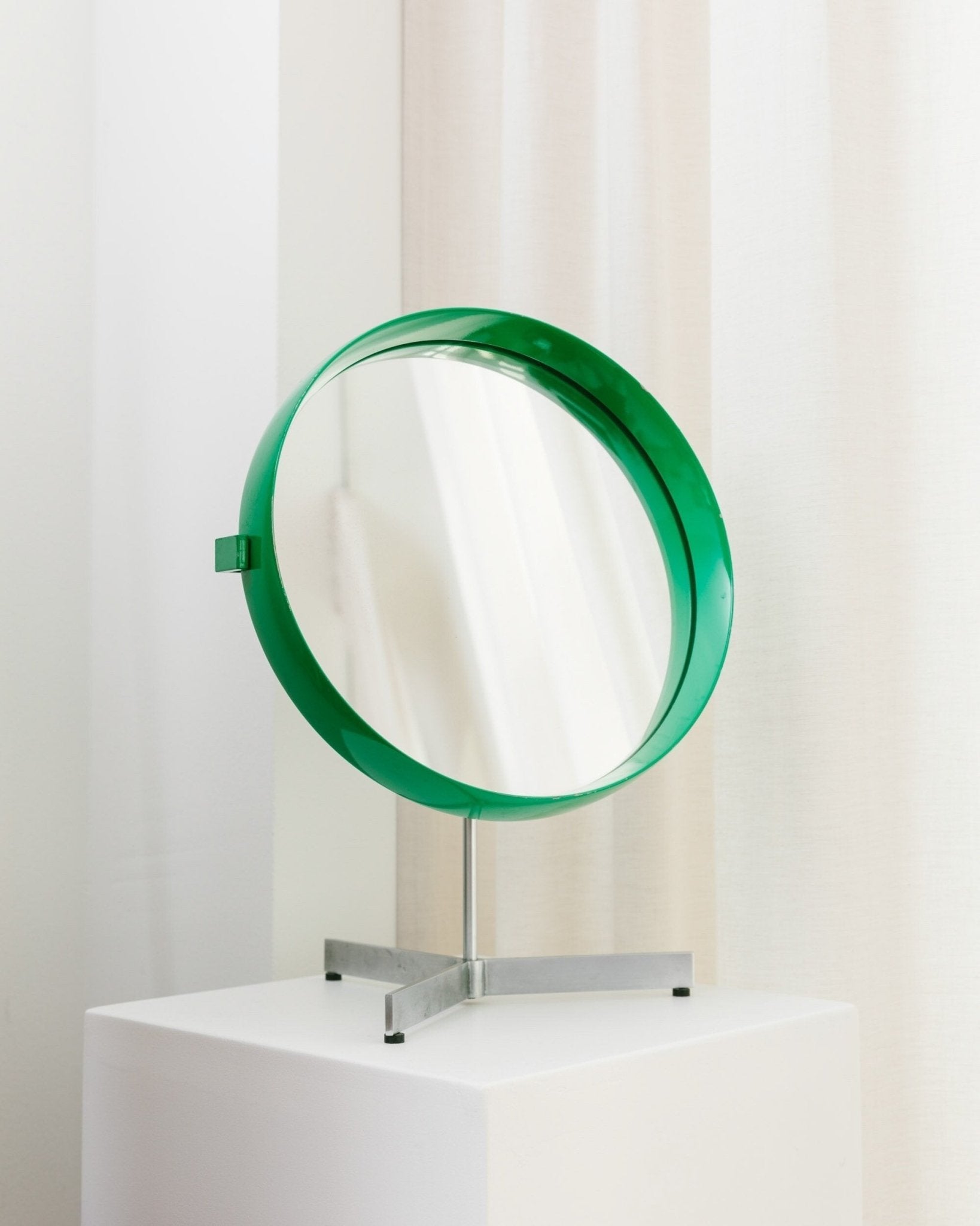 Table mirror by Uno & eastern Kristansson for luxury in Vittsjö - Sweden - 70s - Bottega Jacobs
