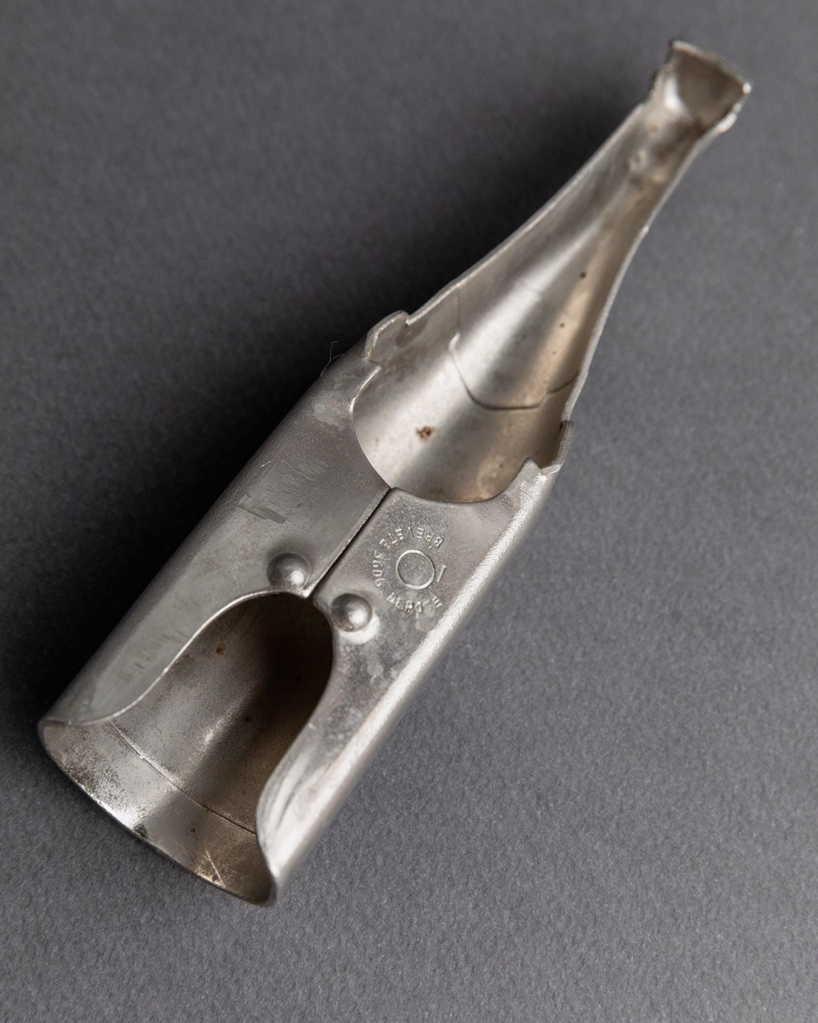 Vintage 1910s Metal Bottle Opener, Champagne Bottle Shape, Design France, Timeless Bar Accessory, Antique Gift Idea_Bottega Jacobs