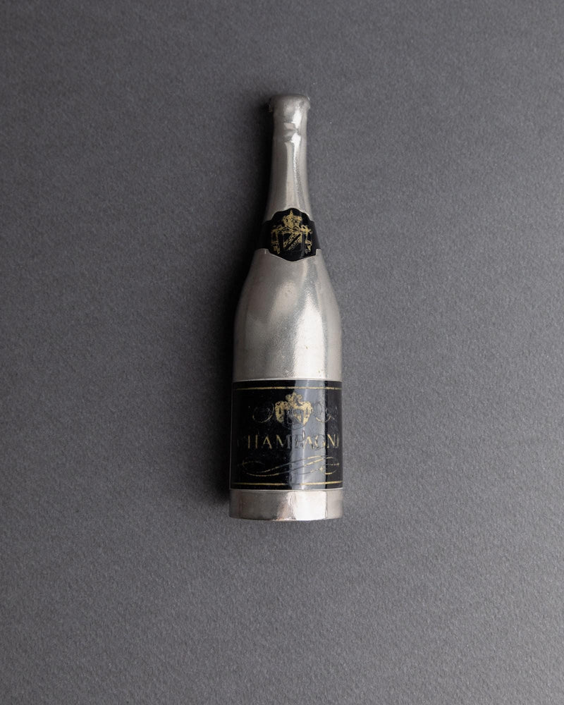 Vintage 1910s Metal Bottle Opener, Champagne Bottle Shape, Design France, Timeless Bar Accessory, Antique Gift Idea_Bottega Jacobs