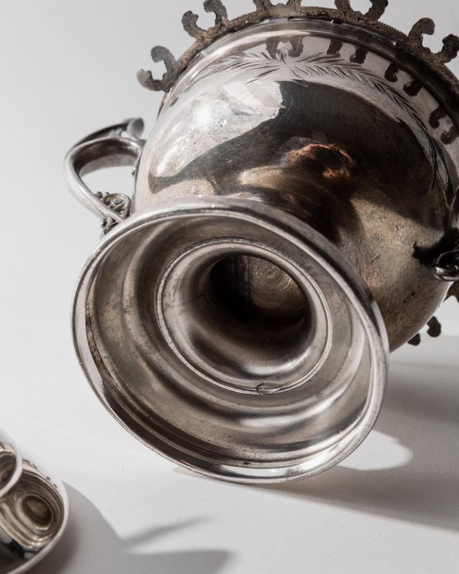 Vintage 1930s Silver Plated Footed Bowl with Lid by Warren Rogers New York, Bird and Ornate Details, Elegant Decor, Timeless Gift Idea_Bottega Jacobs