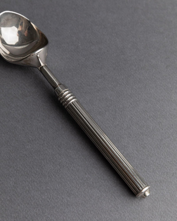 Vintage 1930s Silver Plated Ice Cream Scoop, Classic Elegant Design for Desserts and Creams, Timeless Table Accessory, Noble Gift Idea_Bottega Jacobs