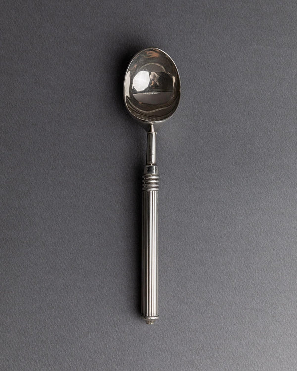 Vintage 1930s Silver Plated Ice Cream Scoop, Classic Elegant Design for Desserts and Creams, Timeless Table Accessory, Noble Gift Idea_Bottega Jacobs