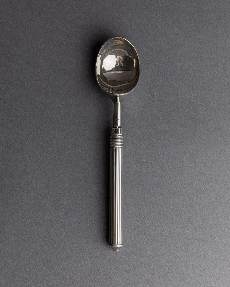 Vintage 1930s Silver Plated Ice Cream Scoop, Classic Elegant Design for Desserts and Creams, Timeless Table Accessory, Noble Gift Idea_Bottega Jacobs
