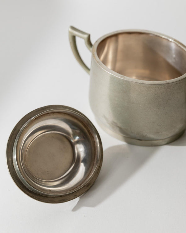 Vintage 1950s Silver Plated Lidded Box, Elegant Two Handle Design with Classic Form, Table Accent, Timeless Serving Piece, Noble Gift Idea_Bottega Jacobs