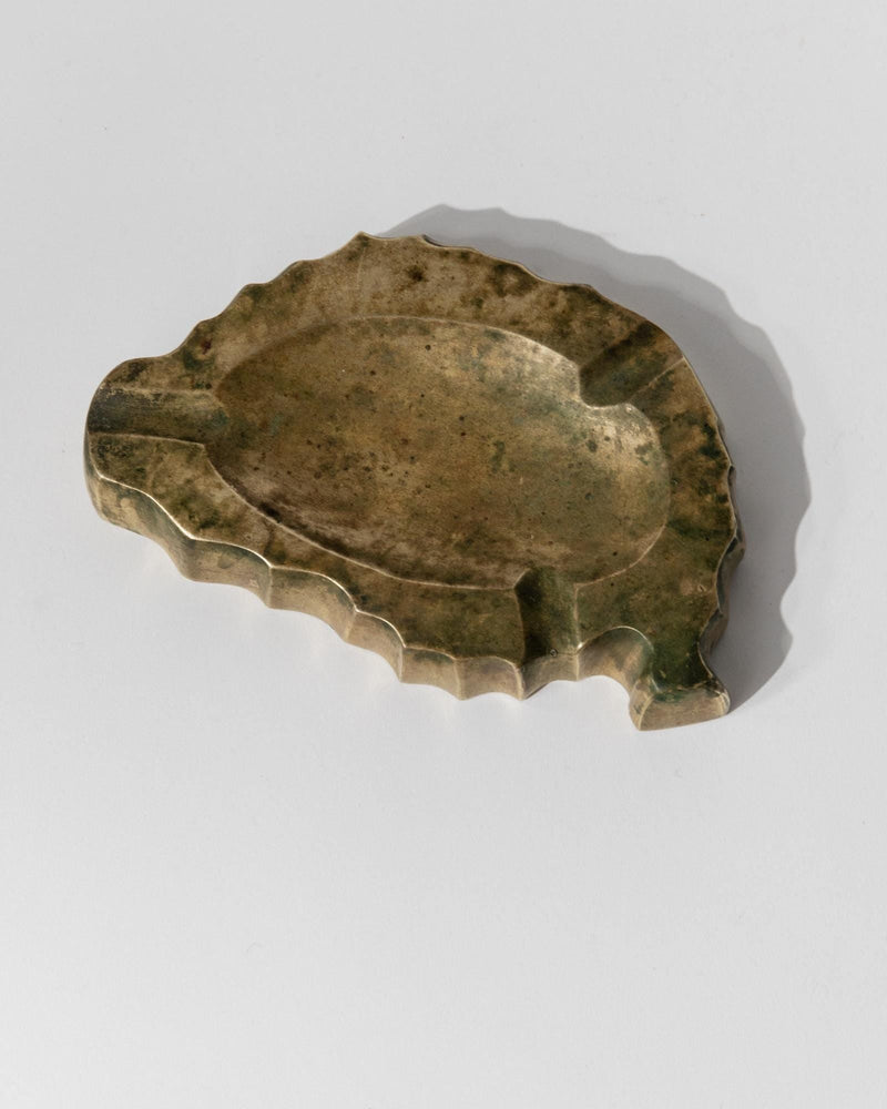 Vintage 1960s Bronze Ashtray, Organic Sculptural Brutalist Design, Heavy Art Object, Retro Table Decor, Elegant Gift Idea_Bottega Jacobs