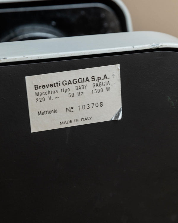 Vintage 1970s Gaggia Baby Espresso Machine, Full Metal Design Classic, Collector’s Model, Kitchen Decor, Elegant Gift Idea_Bottega Jacobs