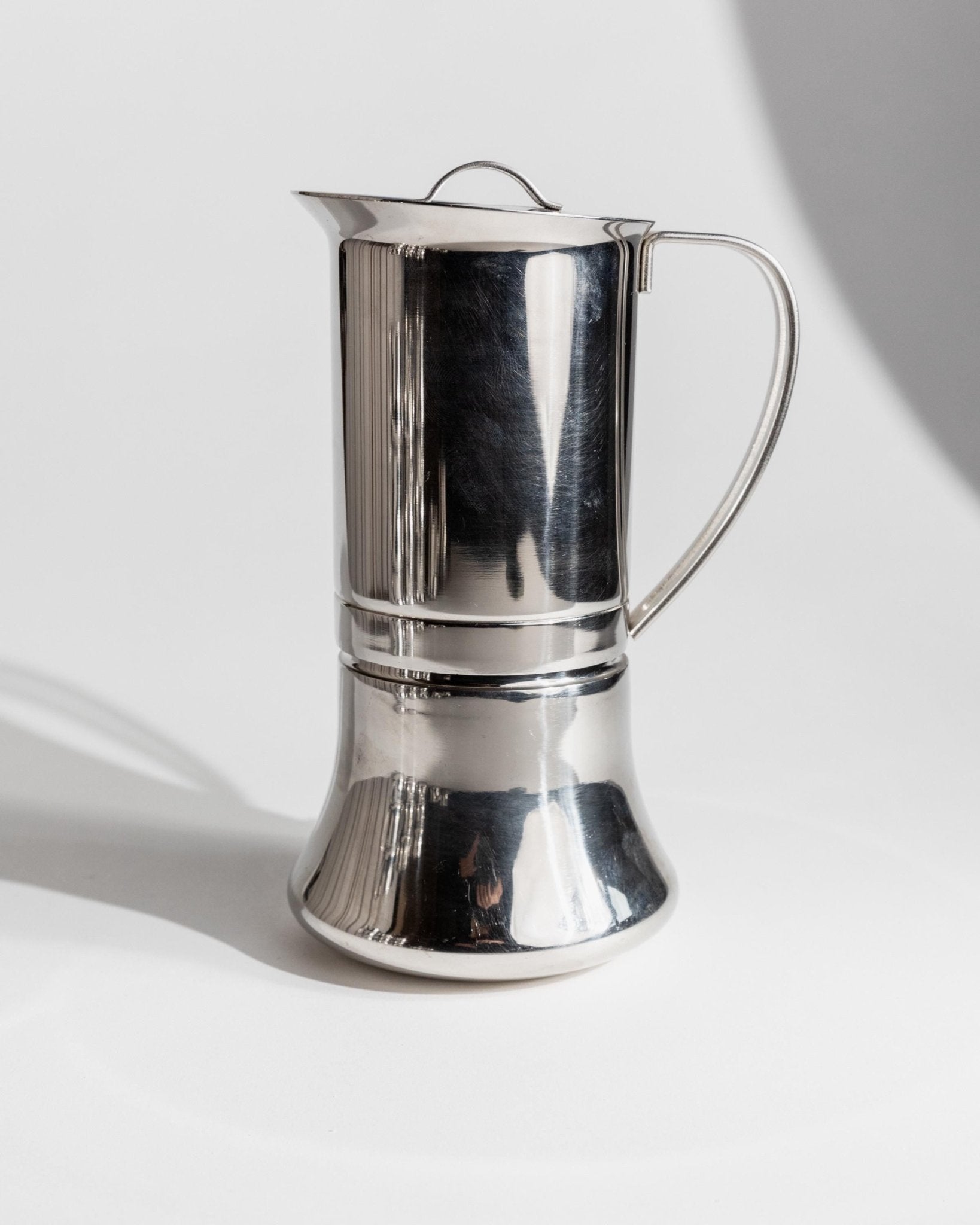 Vintage 1980s Coffee Set, Stainless Steel for 10 Persons, Inoxpran Italy Design, Table Decor, Elegant Gift Idea_Bottega Jacobs