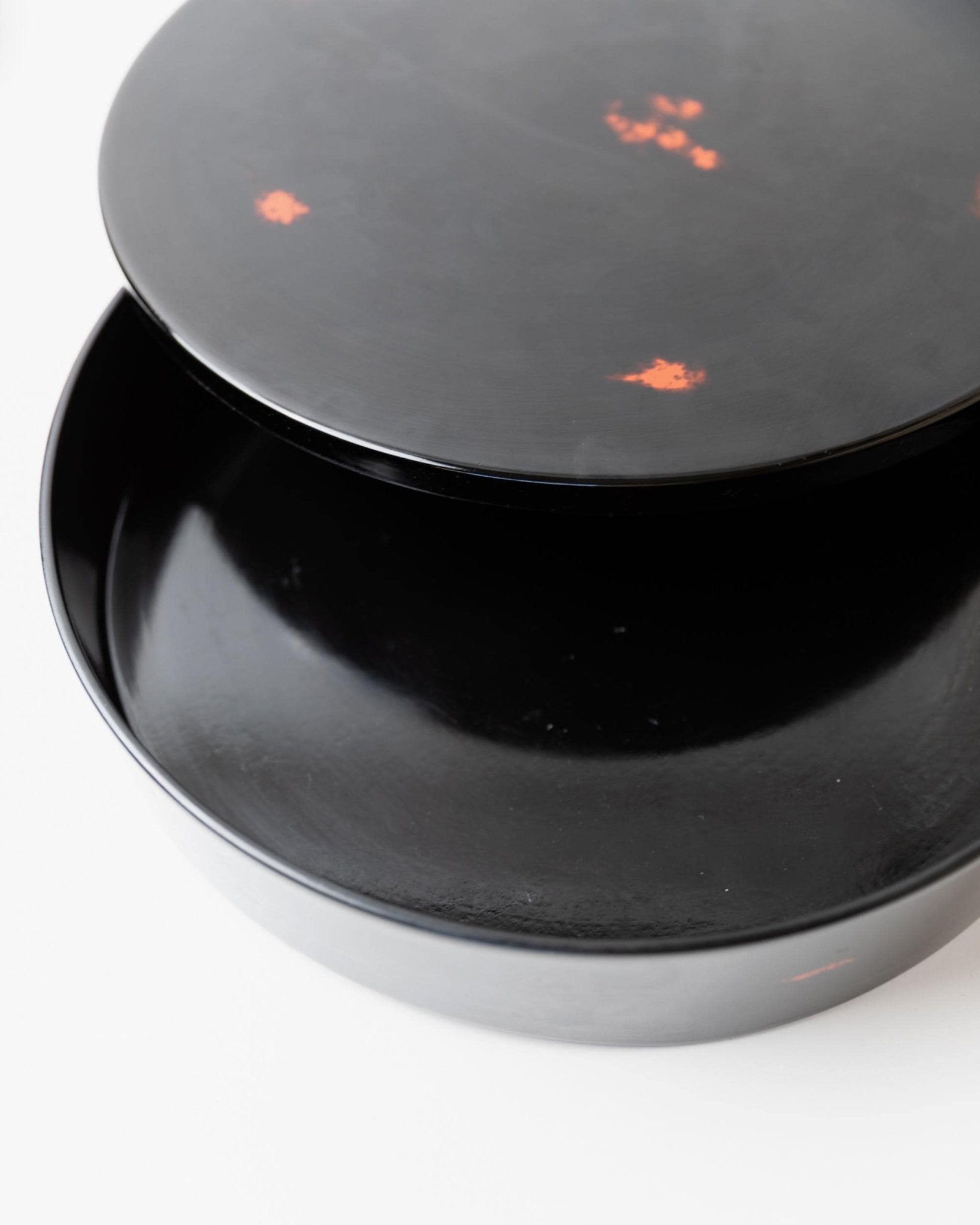 Vintage 1980s Japanese Studio Pottery Snack Bowl Set, Rare Ceramic Serving Set with Outer Shell and Integrated Tray, Tableware Gift Idea_Bottega Jacobs