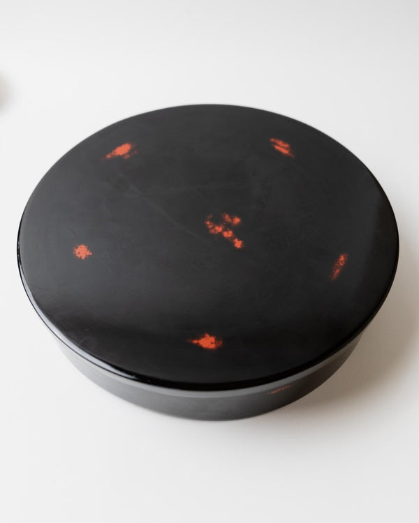 Vintage 1980s Japanese Studio Pottery Snack Bowl Set, Rare Ceramic Serving Set with Outer Shell and Integrated Tray, Tableware Gift Idea_Bottega Jacobs