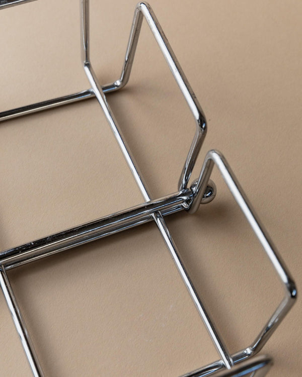 Vintage Chrome Napkin Holder - Sleek Timeless Design - Space Age Italy 1980s - Elegant Table Decoration, unique Gift Idea_Bottega Jacobs
