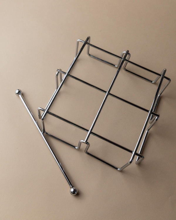 Vintage Chrome Napkin Holder - Sleek Timeless Design - Space Age Italy 1980s - Elegant Table Decoration, unique Gift Idea_Bottega Jacobs