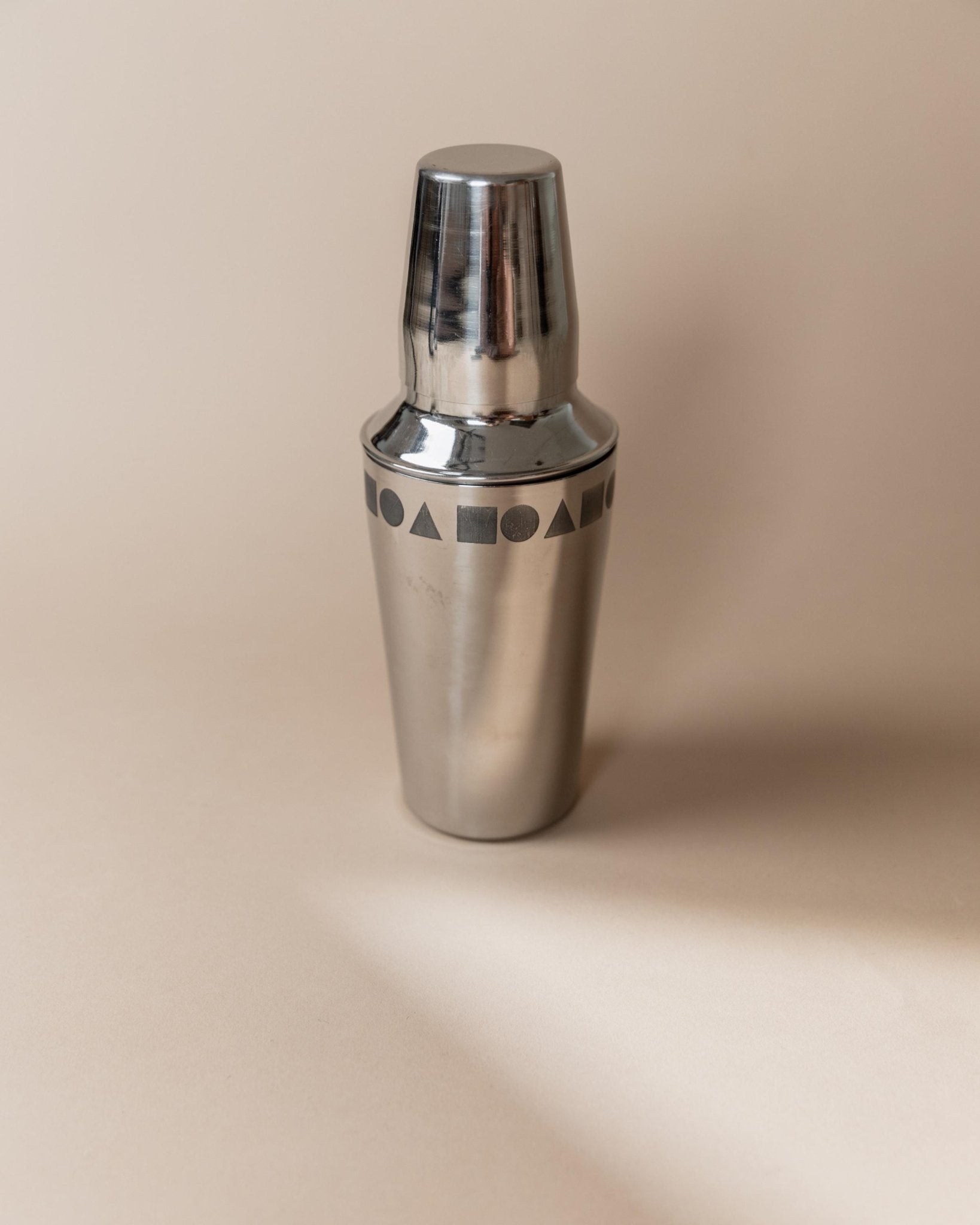 Vintage Cocktail Mixer Stainless Steel - Timeless Geometric Decor, Dishwasher Safe - Italy 1980s - Gift Idea Retro, Elegant Table Decoration_Bottega Jacobs
