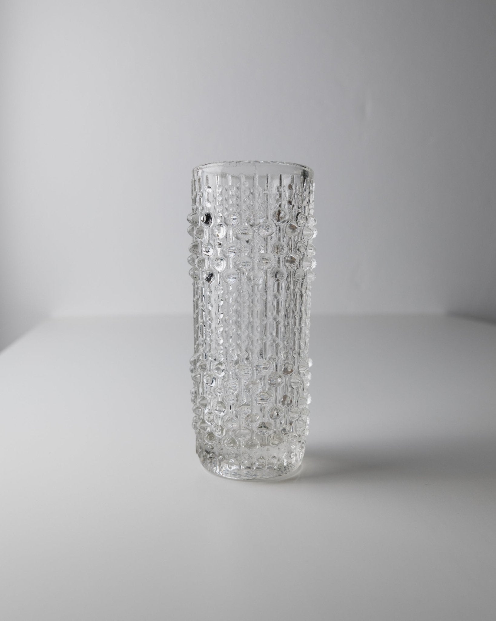 Vintage Glass Vase by Frantisek Peceny - drop design for Hermanova Hut - Czech 1965 - table decoration, elegant gift idea - Bottega Jacobs