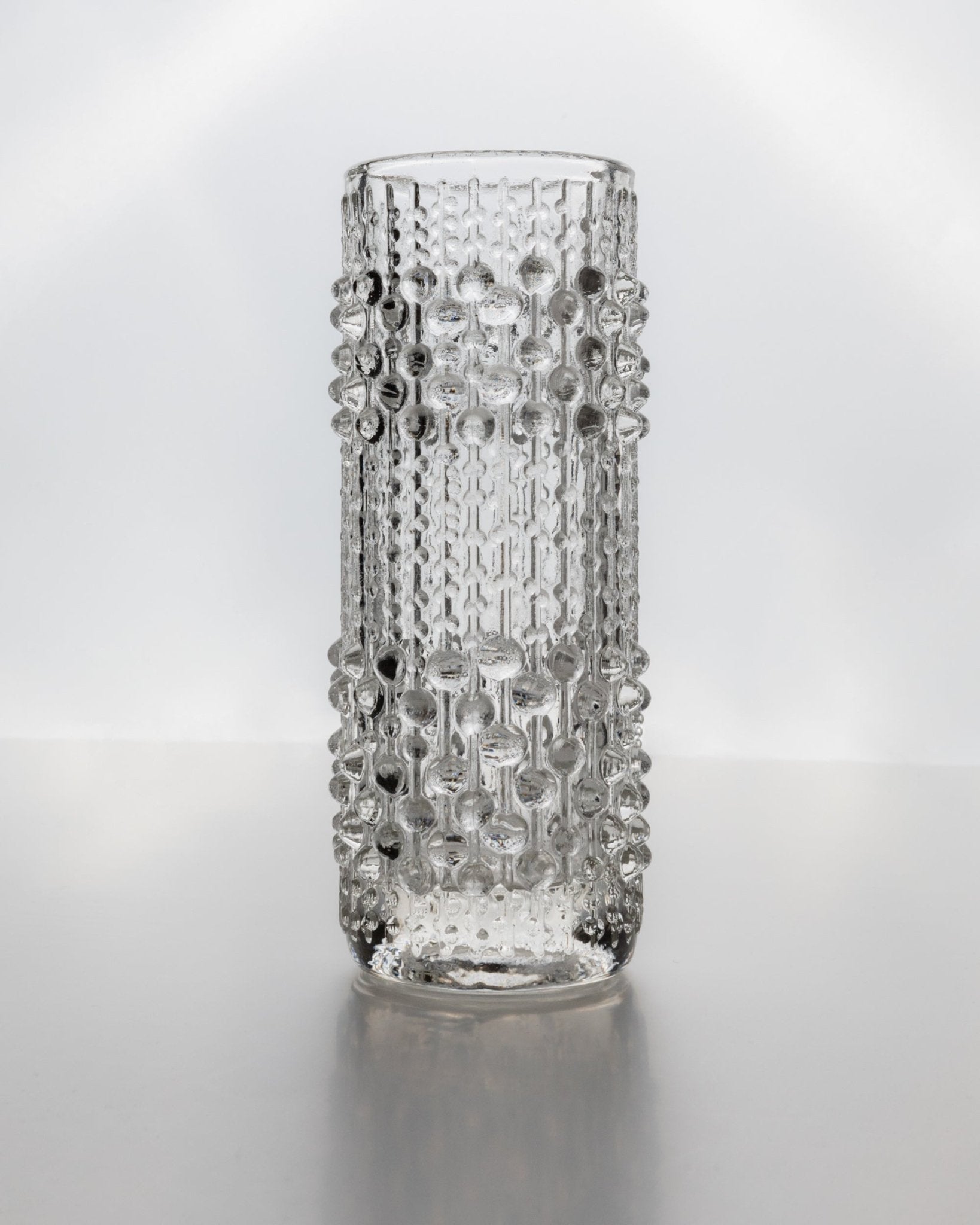 Vintage Glass Vase by Frantisek Peceny - drop design for Hermanova Hut - Czech 1965 - table decoration, elegant gift idea - Bottega Jacobs