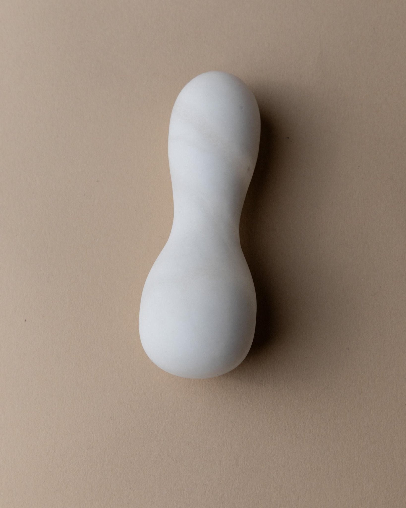 Vintage Marble Mortar and Pestle - White Stone with structure - Mid Century Design Italy 1980s - Kitchen Accessory, Retro Gift Idea_Bottega Jacobs