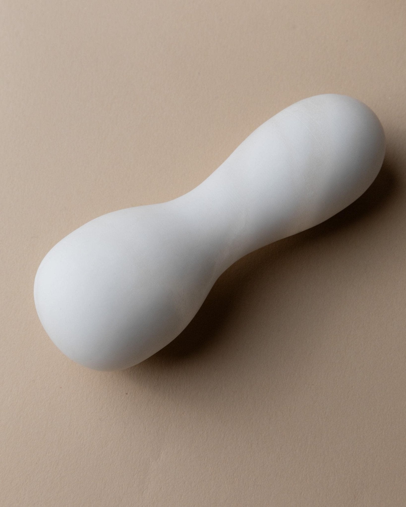 Vintage Marble Mortar and Pestle - White Stone with structure - Mid Century Design Italy 1980s - Kitchen Accessory, Retro Gift Idea_Bottega Jacobs