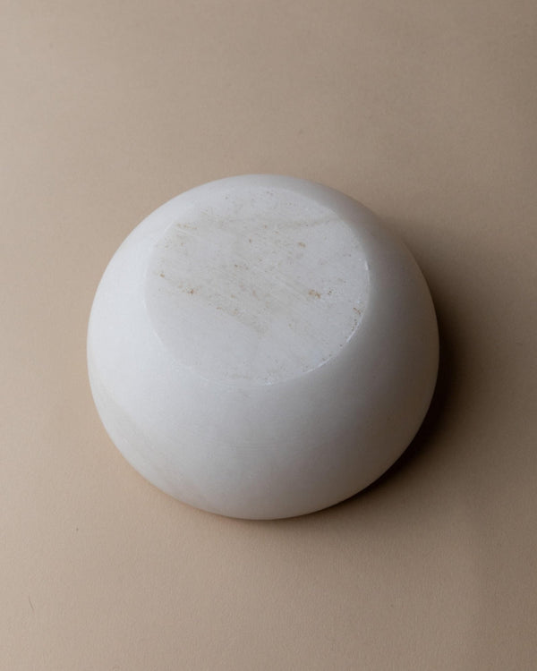 Vintage Marble Mortar and Pestle - White Stone with structure - Mid Century Design Italy 1980s - Kitchen Accessory, Retro Gift Idea_Bottega Jacobs