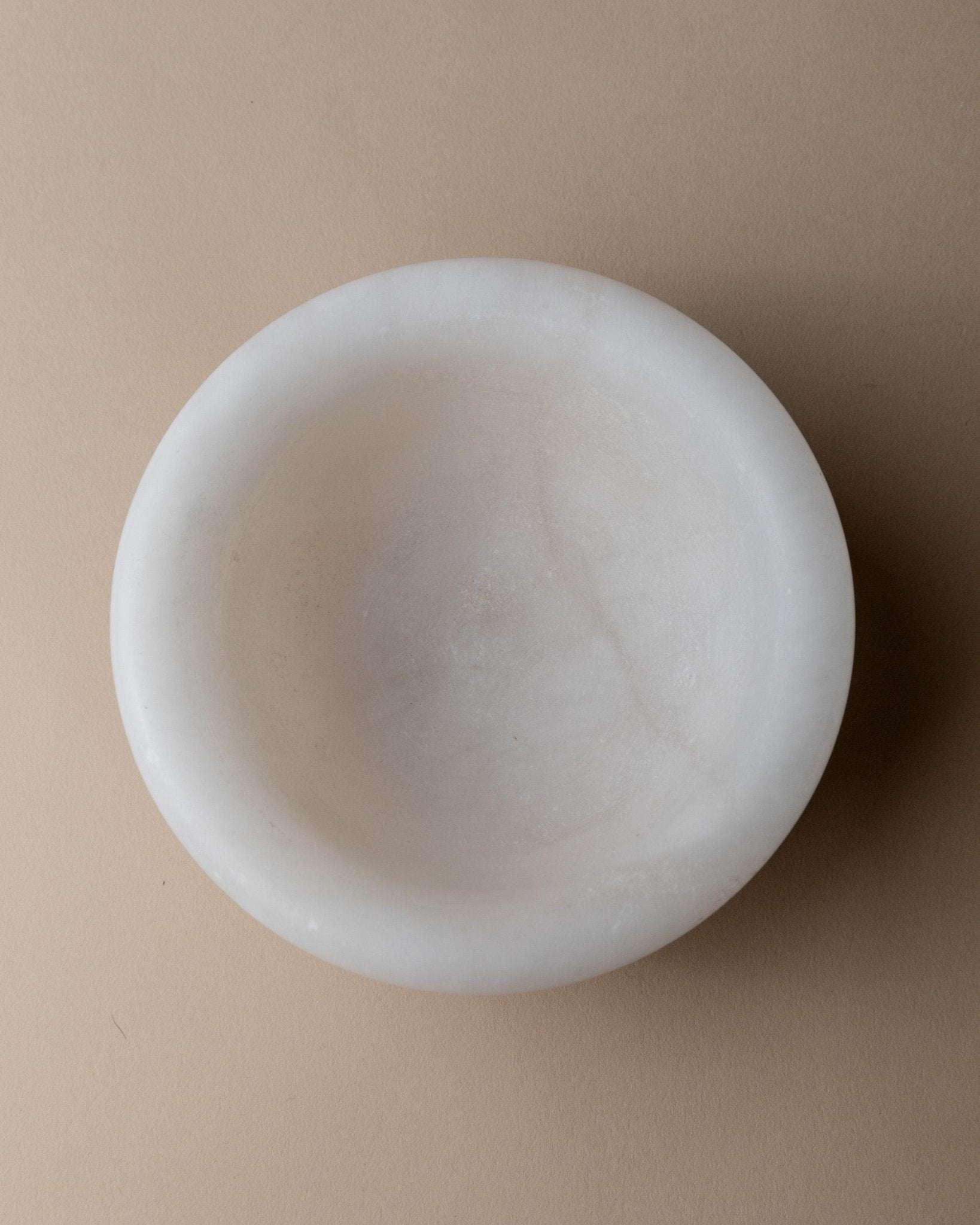 Vintage Marble Mortar and Pestle - White Stone with structure - Mid Century Design Italy 1980s - Kitchen Accessory, Retro Gift Idea_Bottega Jacobs