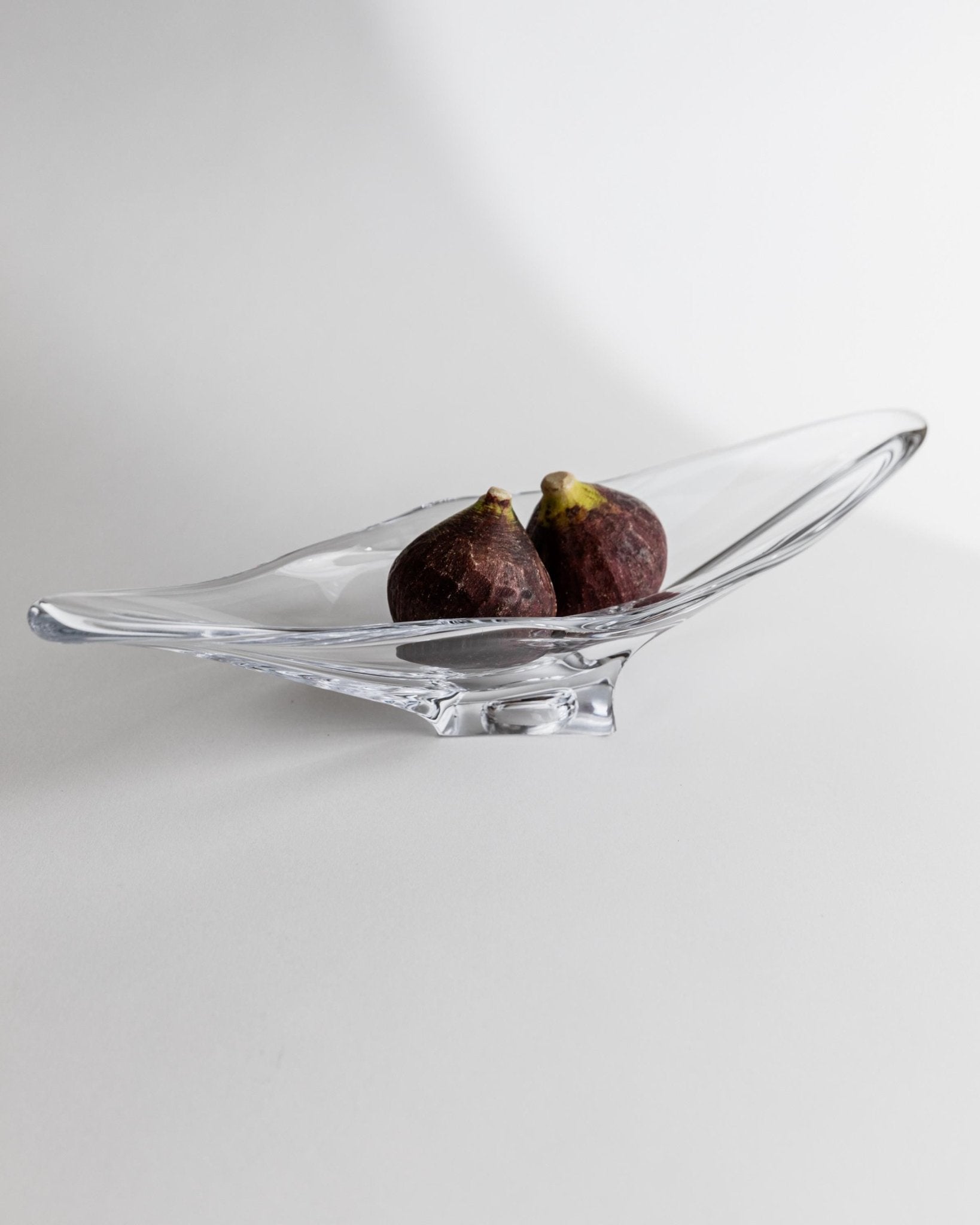 Vintage Murano Glass Bowl - Heavy Clear Art Glass by Richard Ginori - Mid Century Design Italy 1970s - Gift Idea Elegant, Retro Table Decor_Bottega Jacobs