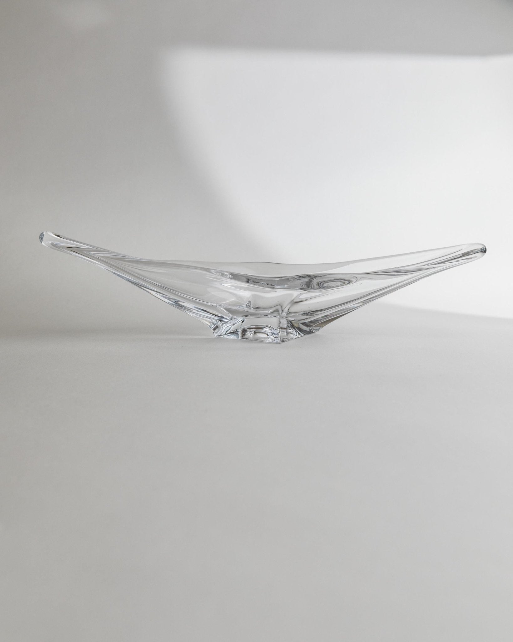 Vintage Murano Glass Bowl - Heavy Clear Art Glass by Richard Ginori - Mid Century Design Italy 1970s - Gift Idea Elegant, Retro Table Decor_Bottega Jacobs