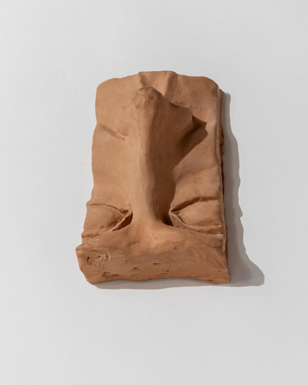 Vintage Terracotta Sculpture of Face - Wall Relief Handmade Face Motif, Italy 1960s - Very Decorative, Collector's Item, Unique Gift Idea_Bottega Jacobs