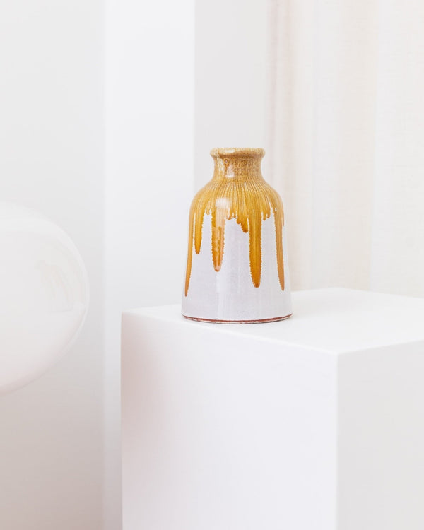 Vintage Vase by Fritz Kudarski - East German Ceramic - 1970s - Bottega Jacobs