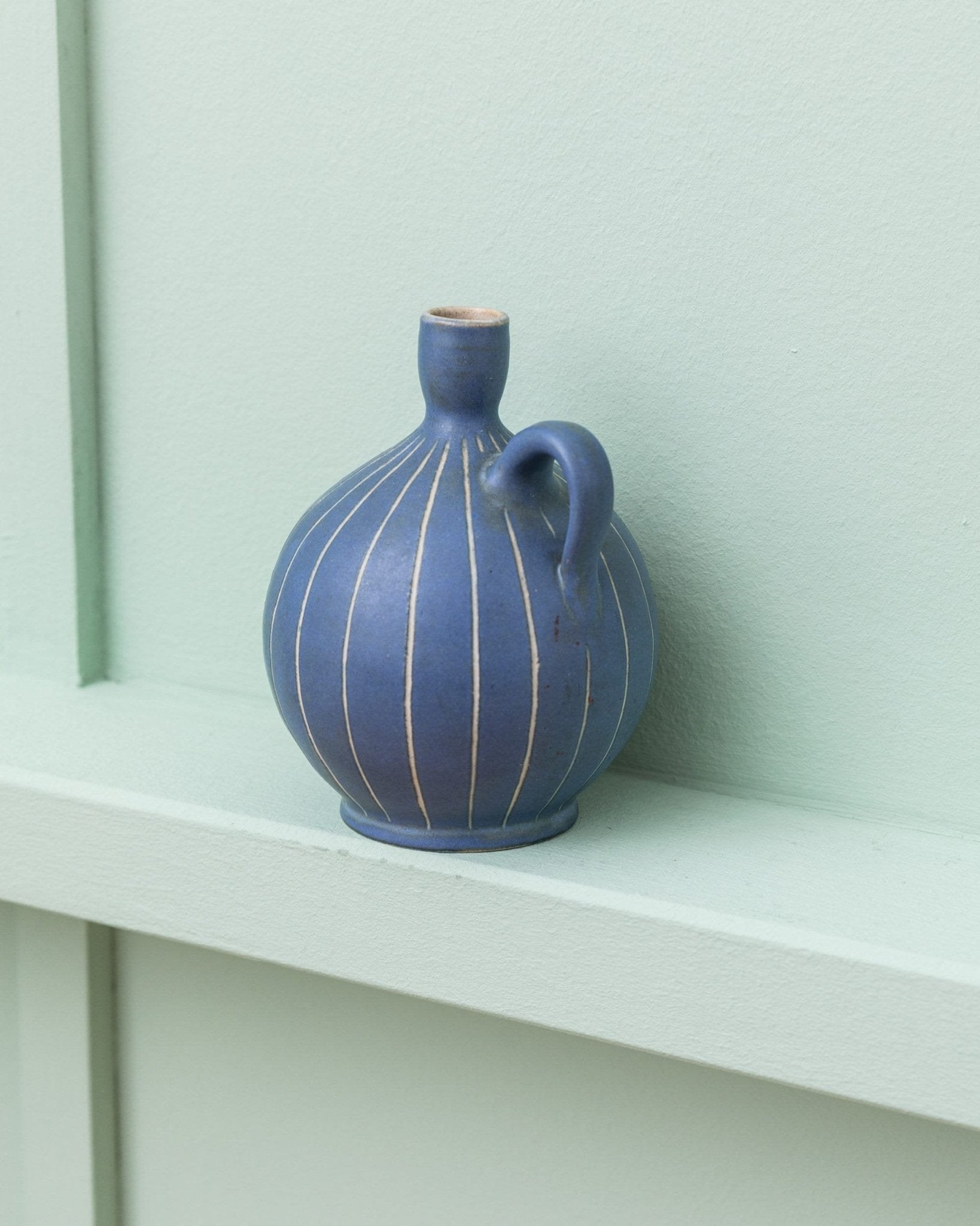 Vintage Vase - Carl Fischer for PGH Bürgel - Mid Century Keramik - 1960s - Bottega Jacobs