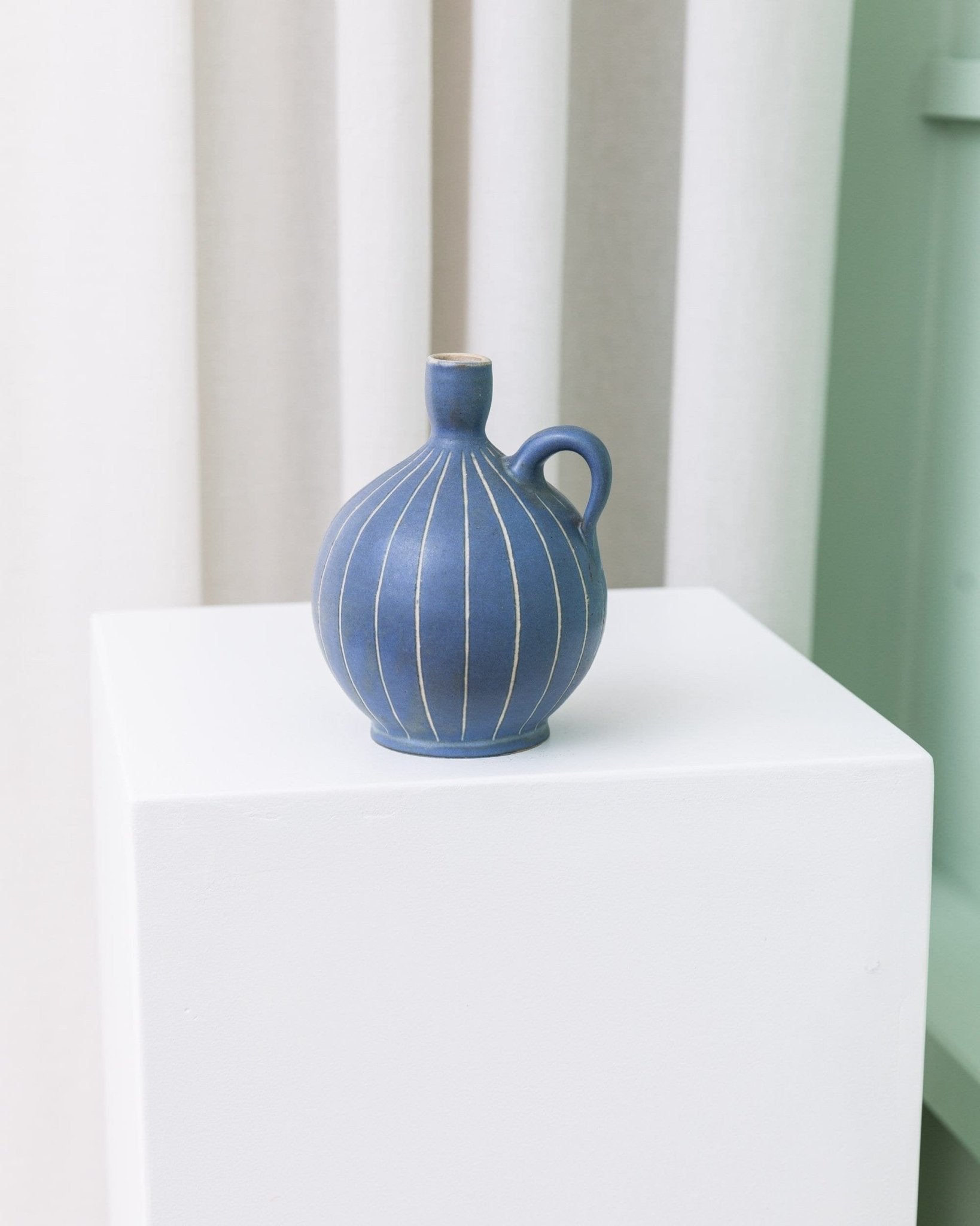 Vintage Vase - Carl Fischer for PGH Bürgel - Mid Century Keramik - 1960s - Bottega Jacobs