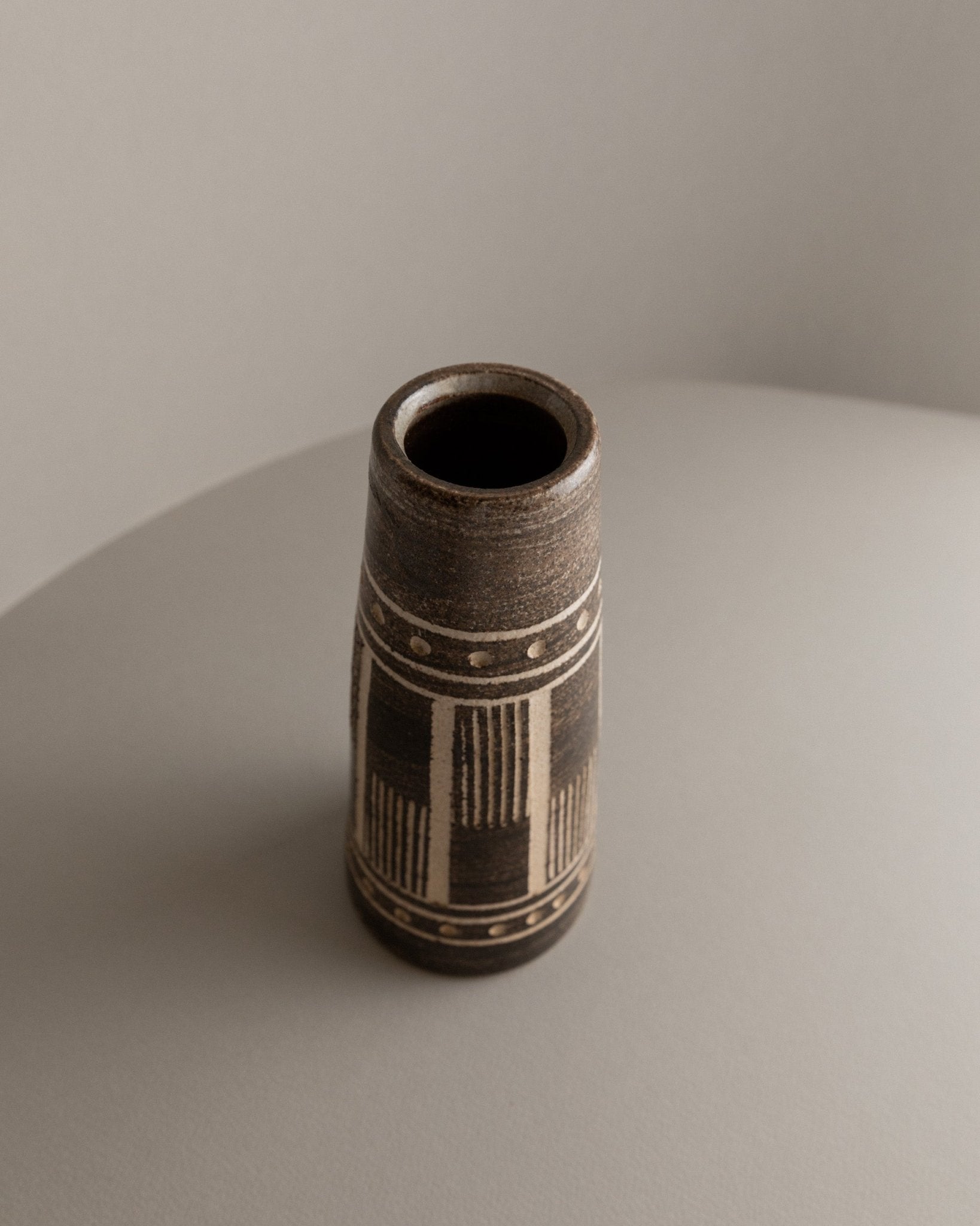 Vintage Vase VEB Coswig - GDR Keramik 1970s_Bottega Jacobs