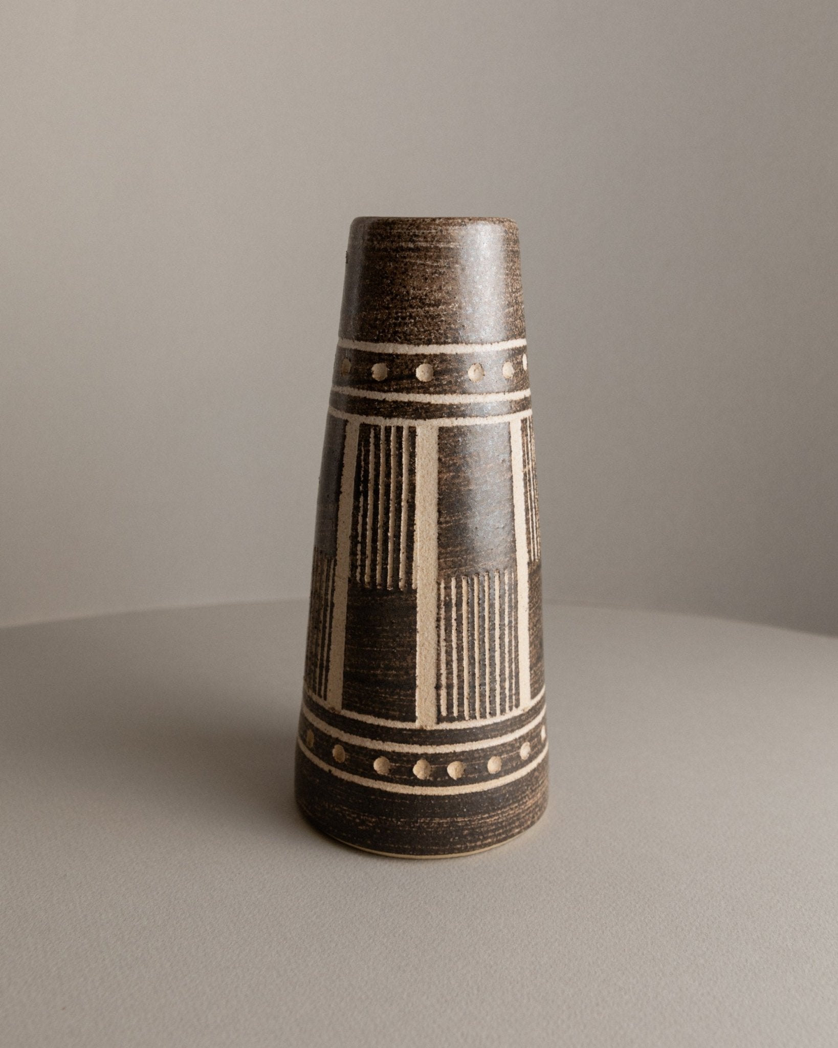 Vintage Vase VEB Coswig - GDR Keramik 1970s_Bottega Jacobs
