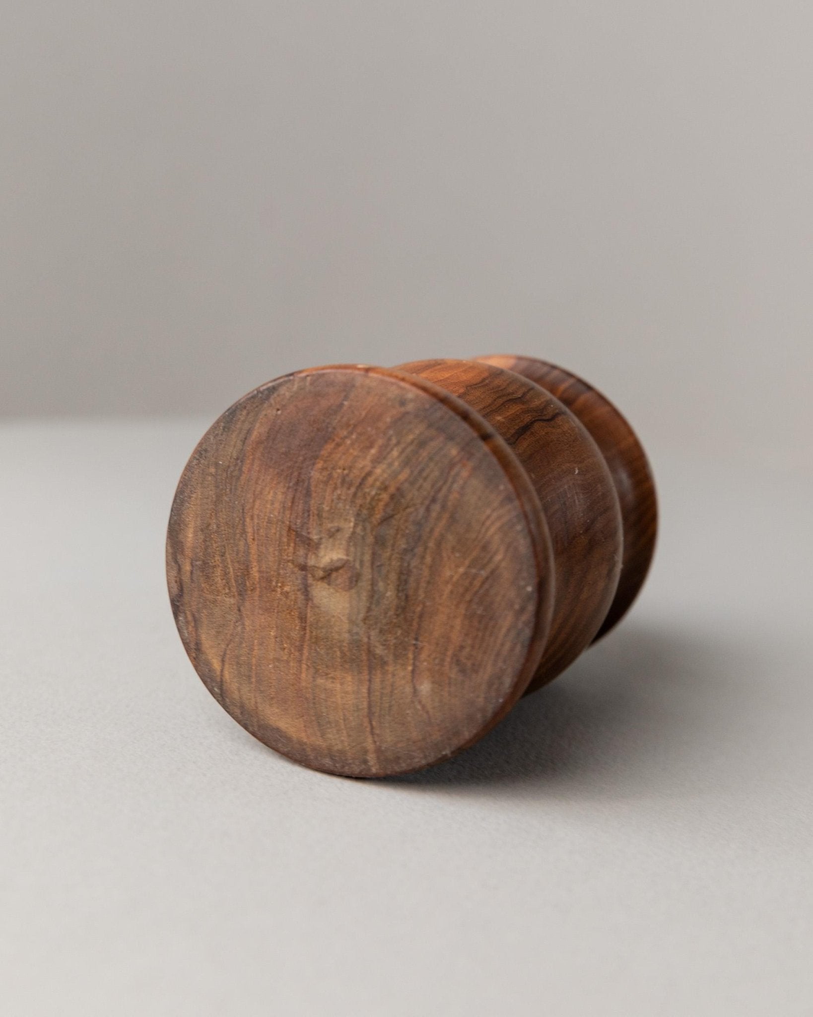 Vintage Wooden Lighter - Elegant Curved Table Lighter - Italy 1960s - Decorative Smoking Accessories, Gift Idea unique_Bottega Jacobs